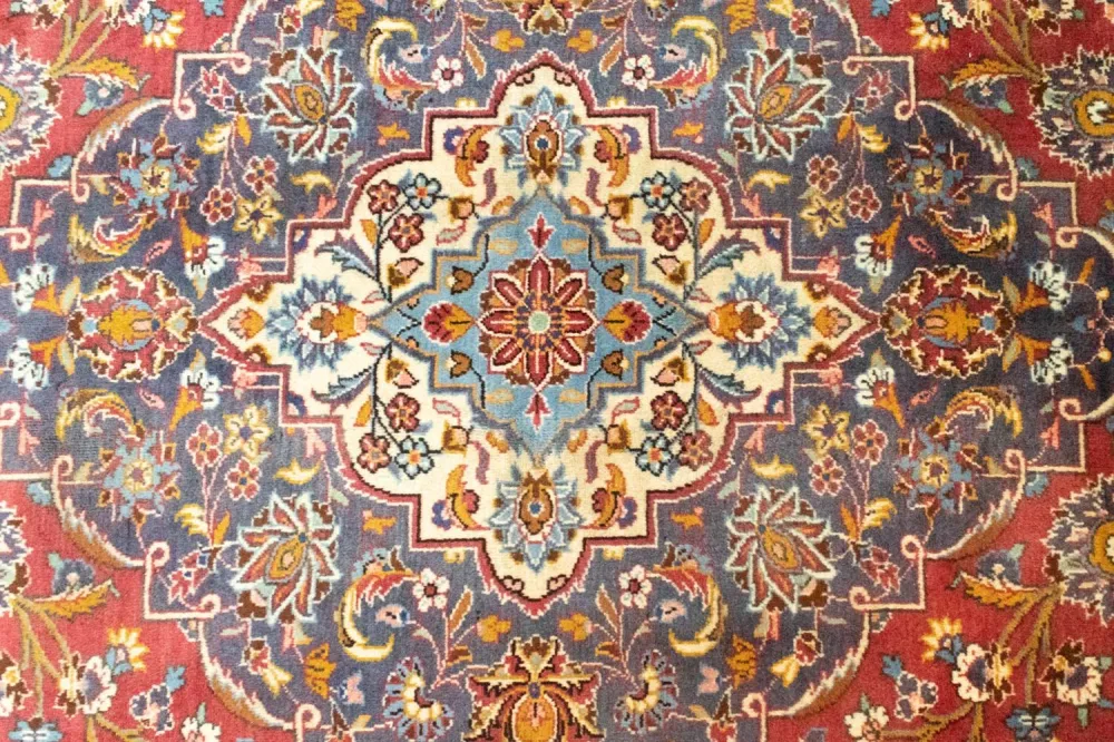 Persisk teppe - Keshan - 397 x 300 cm - oransje