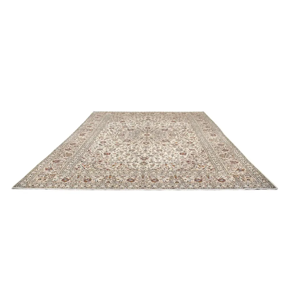 Persisk teppe - Keshan - 398 x 295 cm - beige