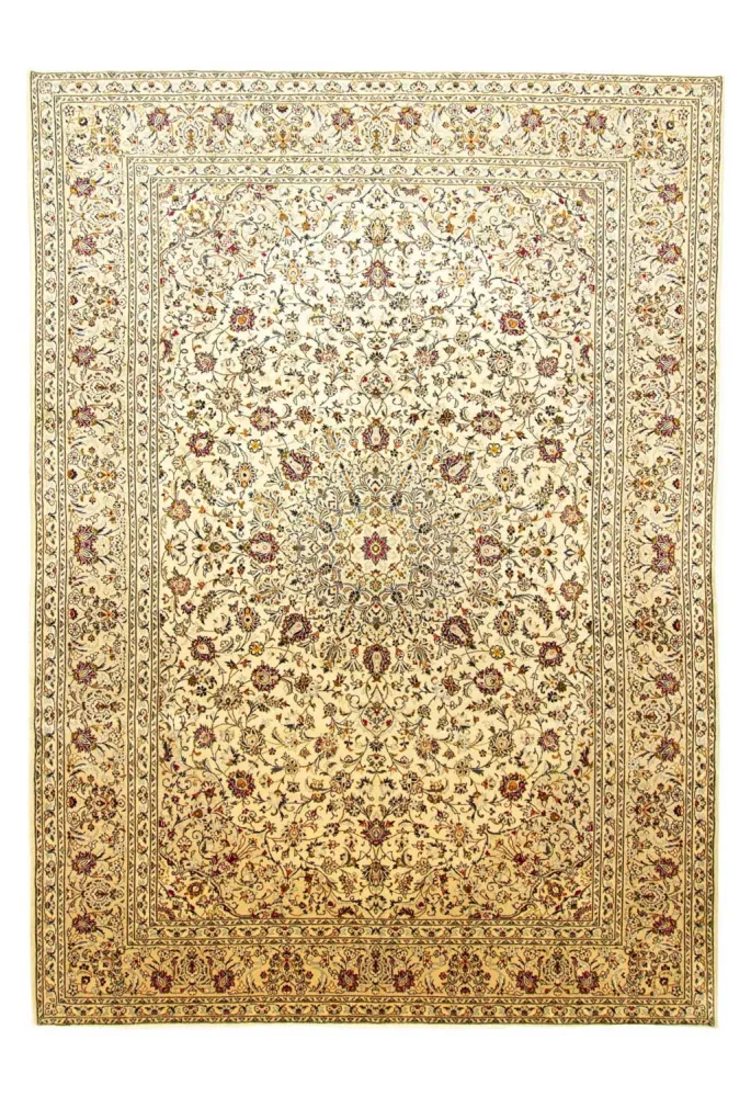 Persisk teppe - Keshan - 398 x 295 cm - brun