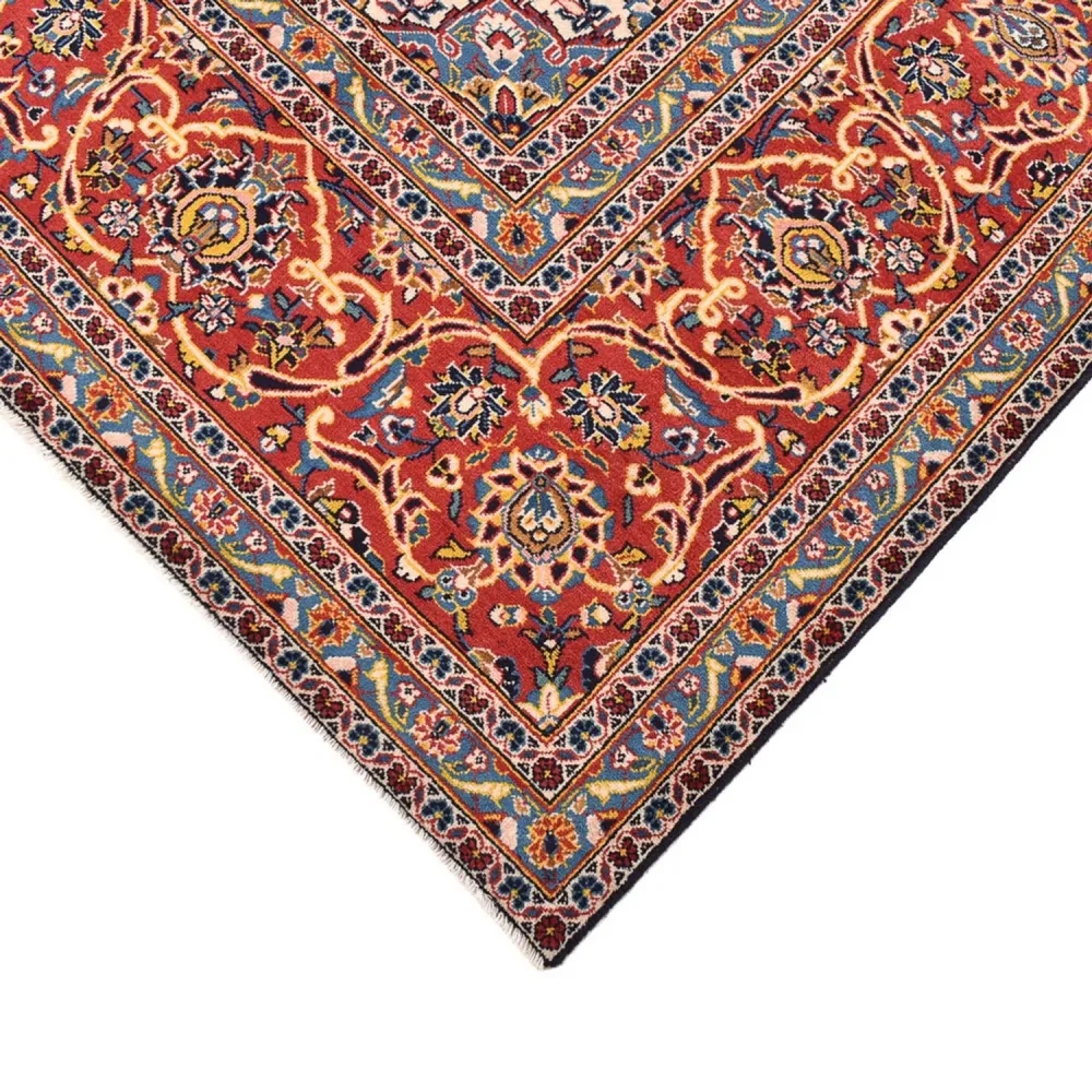 Persisk teppe - Keshan - 398 x 295 cm - mørkeblå