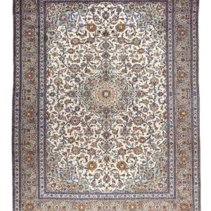 Persisk teppe - Keshan - 398 x 300 cm - beige