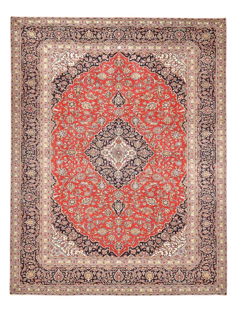 Persisk teppe - Keshan - 398 x 304 cm - rød