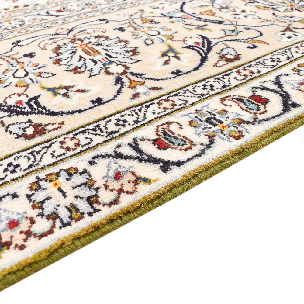 Persisk teppe - Keshan - 400 x 288 cm - lys beige