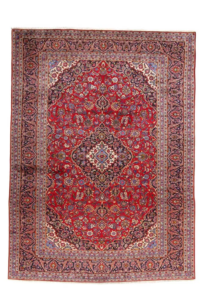 Persisk teppe - Keshan - 400 x 291 cm - rød