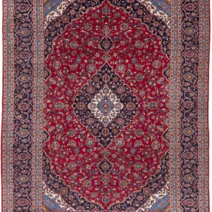 Persisk teppe - Keshan - 400 x 295 cm - rød
