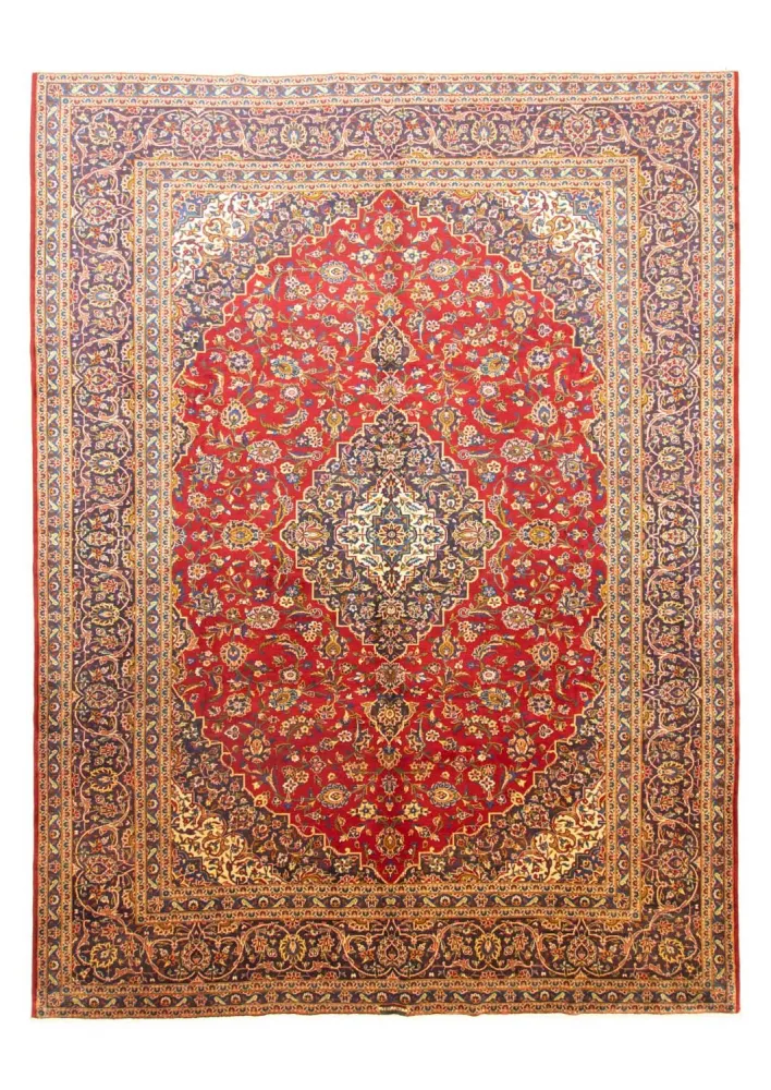 Persisk teppe - Keshan - 400 x 295 cm - rød