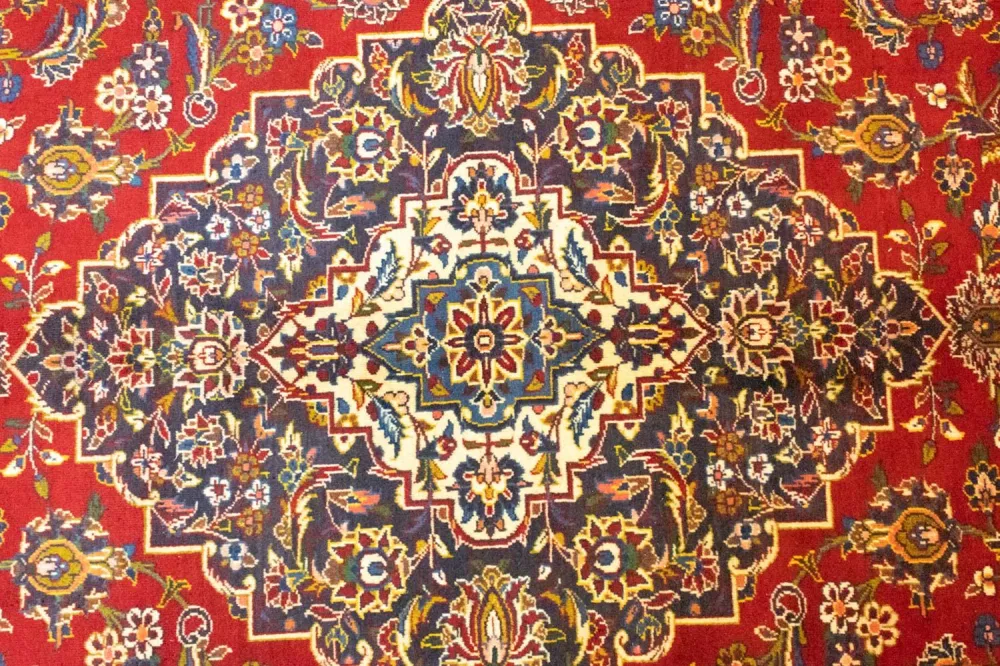 Persisk teppe - Keshan - 400 x 295 cm - rød