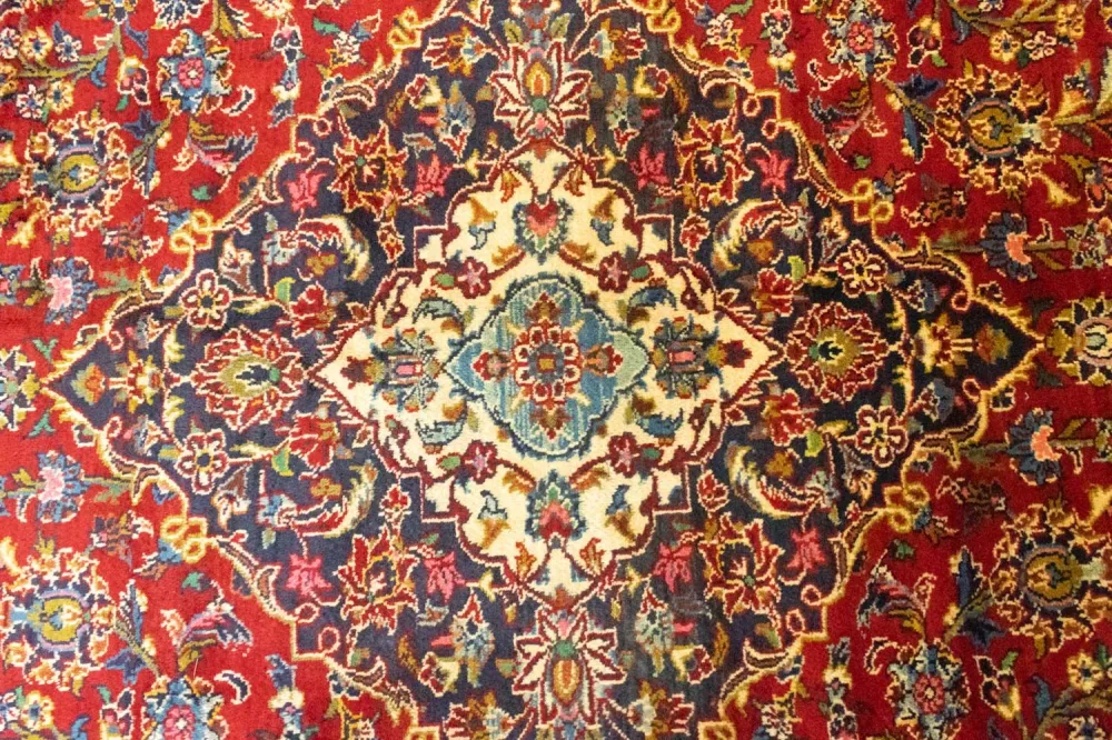 Persisk teppe - Keshan - 401 x 294 cm - rød