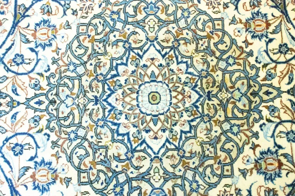Persisk teppe - Keshan - 402 x 281 cm - beige