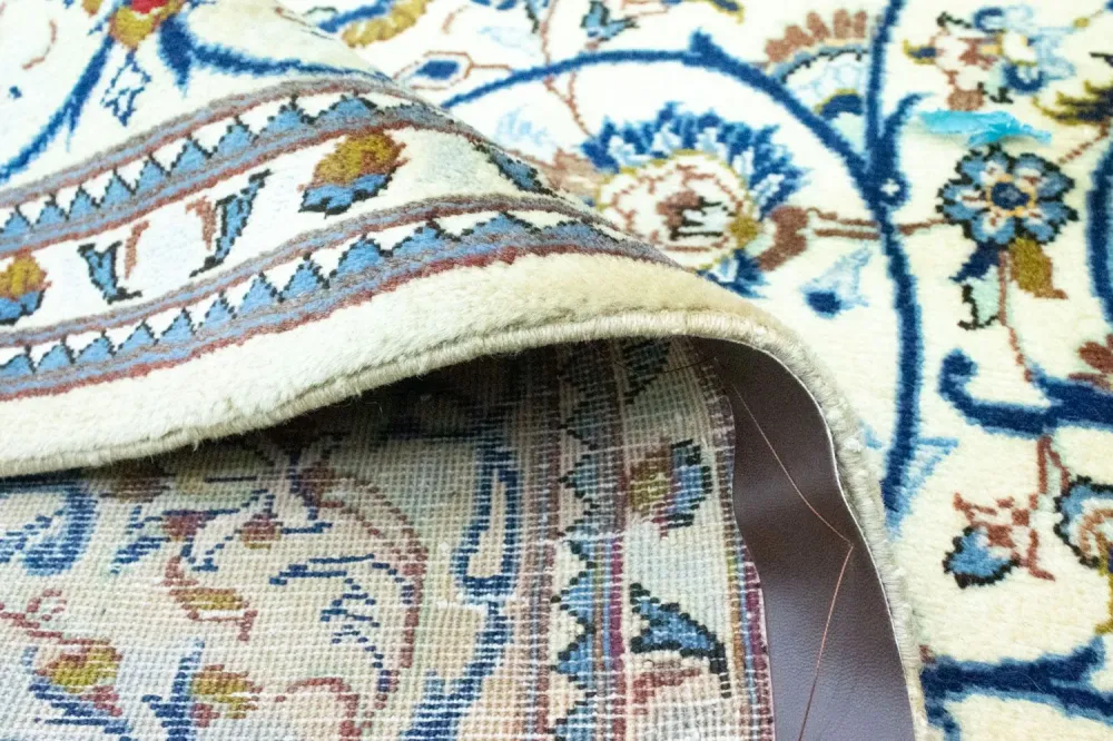 Persisk teppe - Keshan - 402 x 281 cm - beige