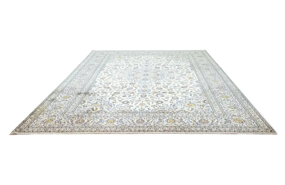 Persisk teppe - Keshan - 402 x 296 cm - beige