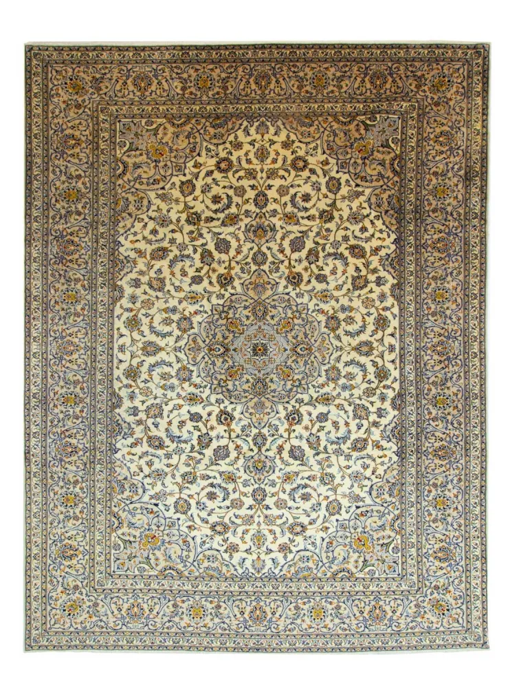 Persisk teppe - Keshan - 402 x 296 cm - beige