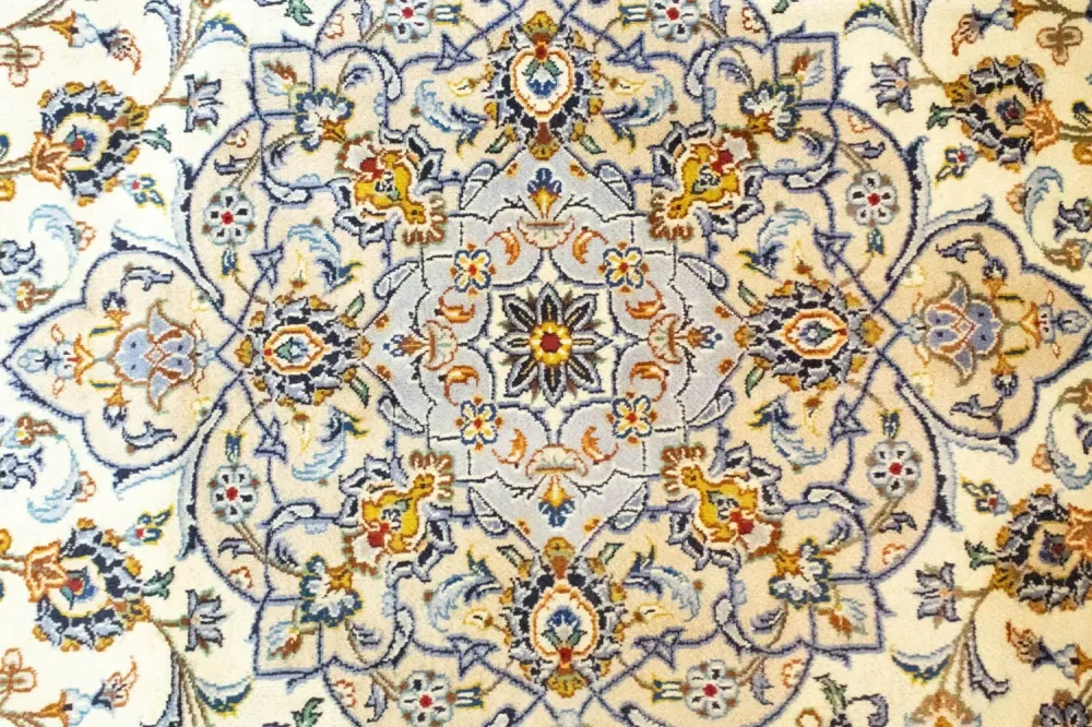 Persisk teppe - Keshan - 402 x 296 cm - beige