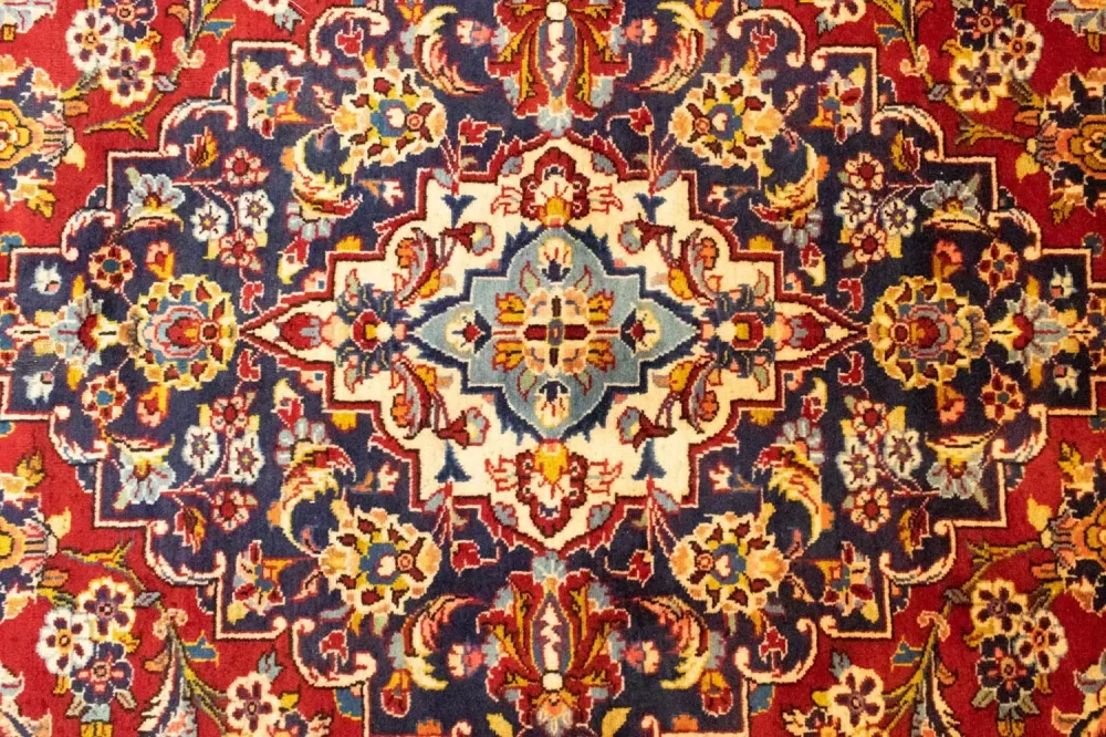 Persisk teppe - Keshan - 402 x 297 cm - rød