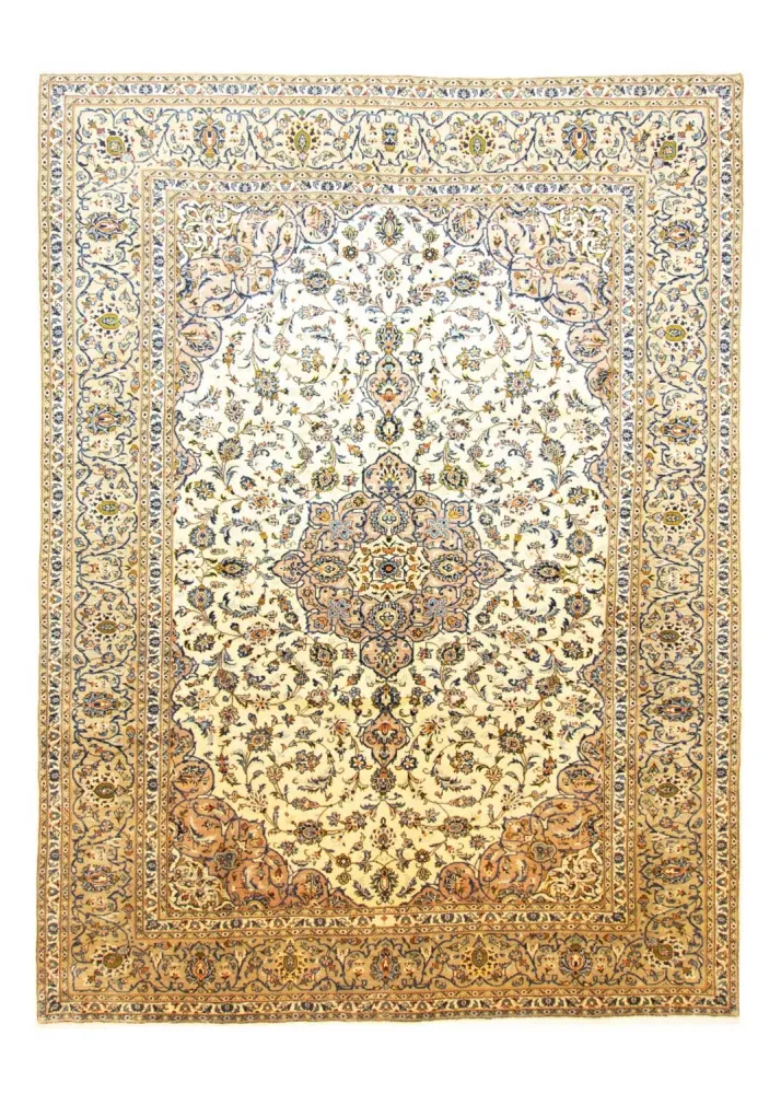 Persisk teppe - Keshan - 404 x 292 cm - beige