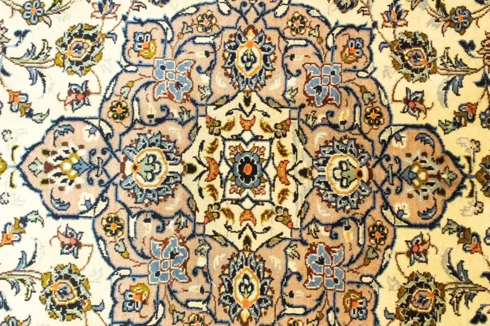 Persisk teppe - Keshan - 404 x 292 cm - beige