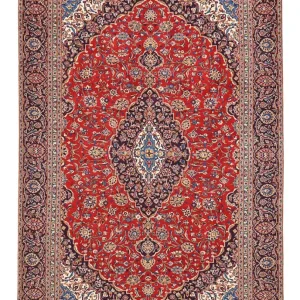 Persisk teppe - Keshan - 405 x 275 cm - rød