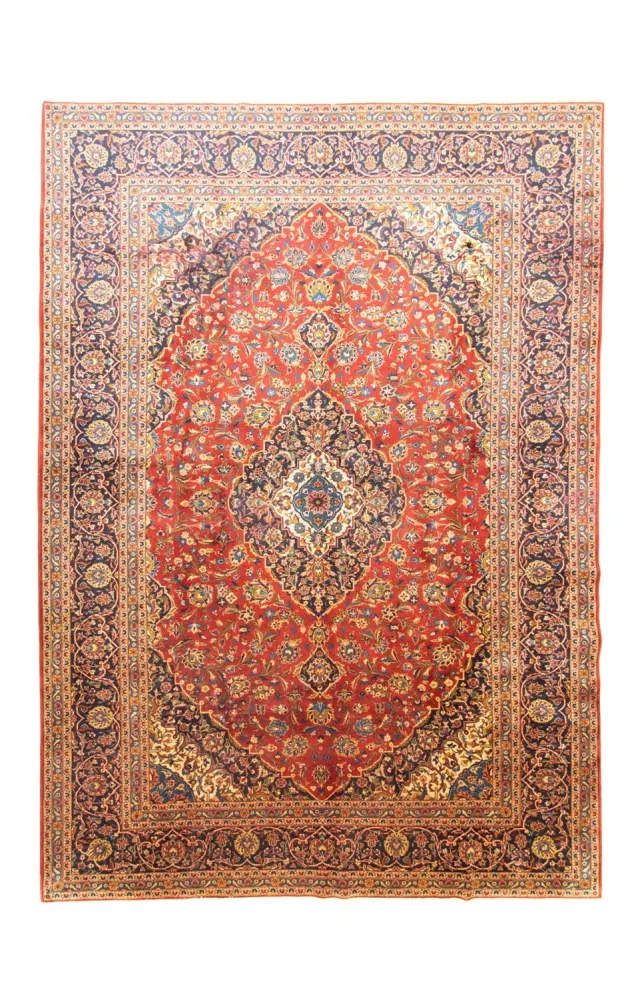 Persisk teppe - Keshan - 410 x 310 cm - rød