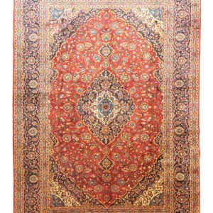 Persisk teppe - Keshan - 410 x 310 cm - rød
