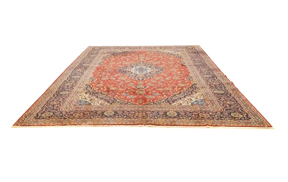 Persisk teppe - Keshan - 410 x 310 cm - rød