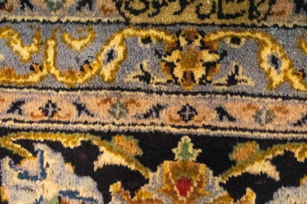 Persisk teppe - Keshan - 410 x 311 cm - blå