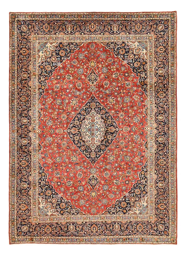 Persisk teppe - Keshan - 412 x 300 cm - rød