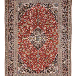Persisk teppe - Keshan - 414 x 290 cm - rust