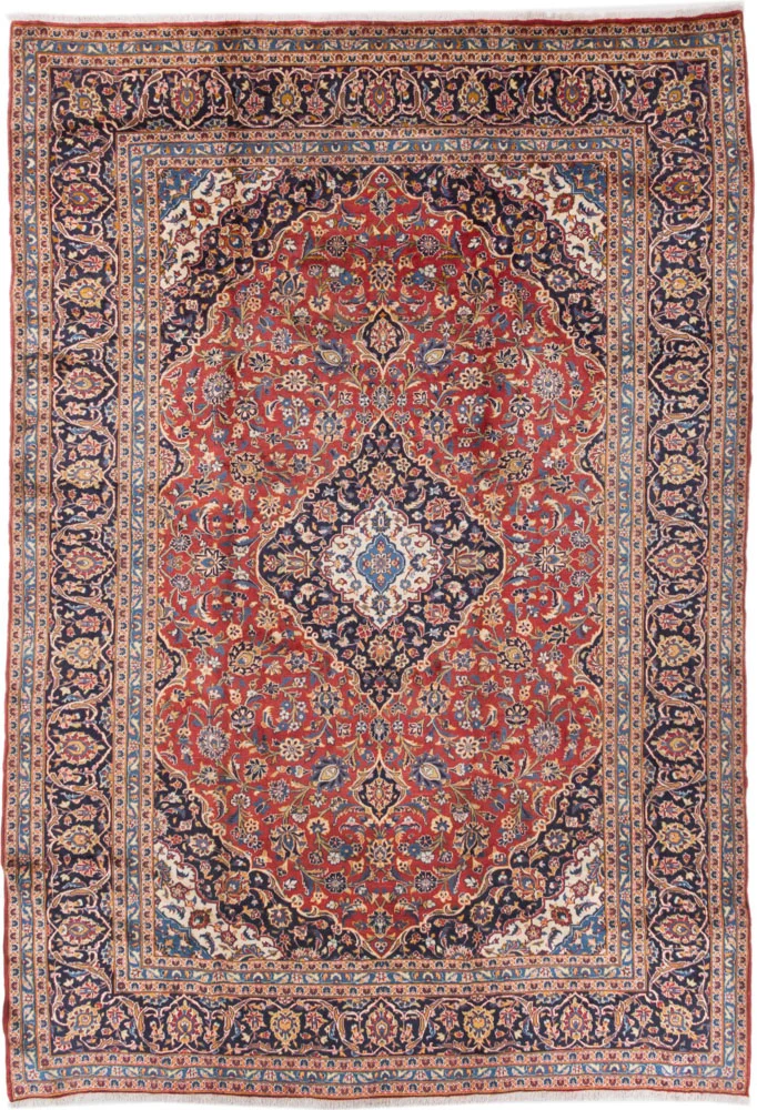 Persisk teppe - Keshan - 415 x 290 cm - rød