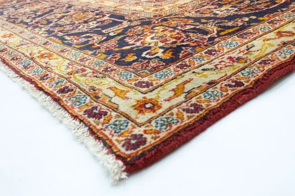 Persisk teppe - Keshan - 415 x 291 cm - blå