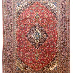 Persisk teppe - Keshan - 417 x 304 cm - rust