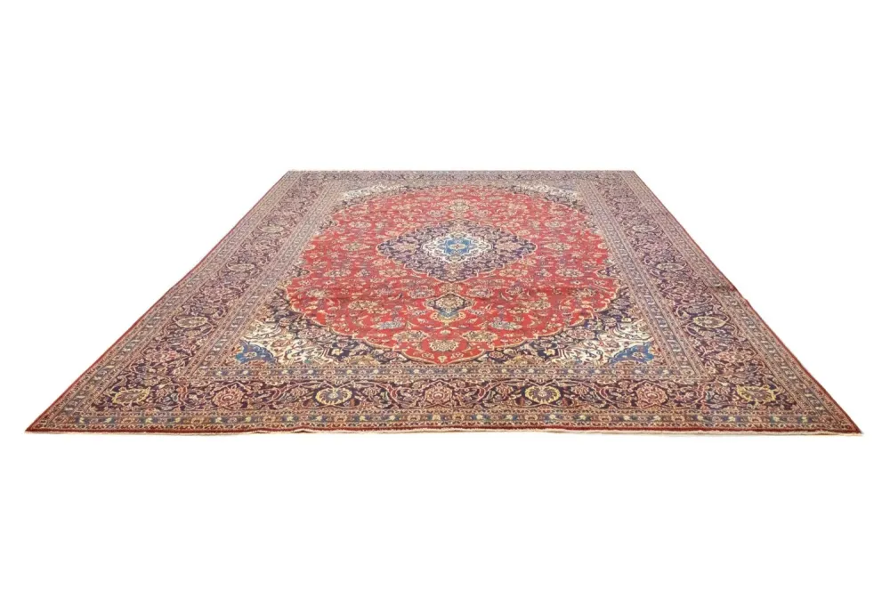 Persisk teppe - Keshan - 417 x 304 cm - rust