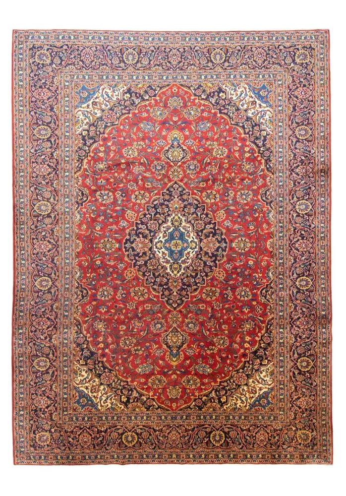 Persisk teppe - Keshan - 417 x 304 cm - rust
