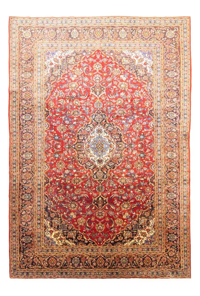 Persisk teppe - Keshan - 420 x 291 cm - rød