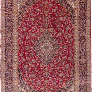 Persisk teppe - Keshan - 420 x 300 cm - rød