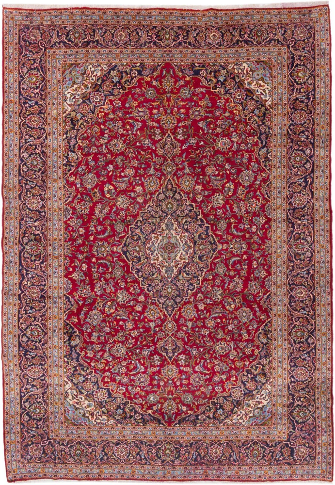 Persisk teppe - Keshan - 420 x 300 cm - rød