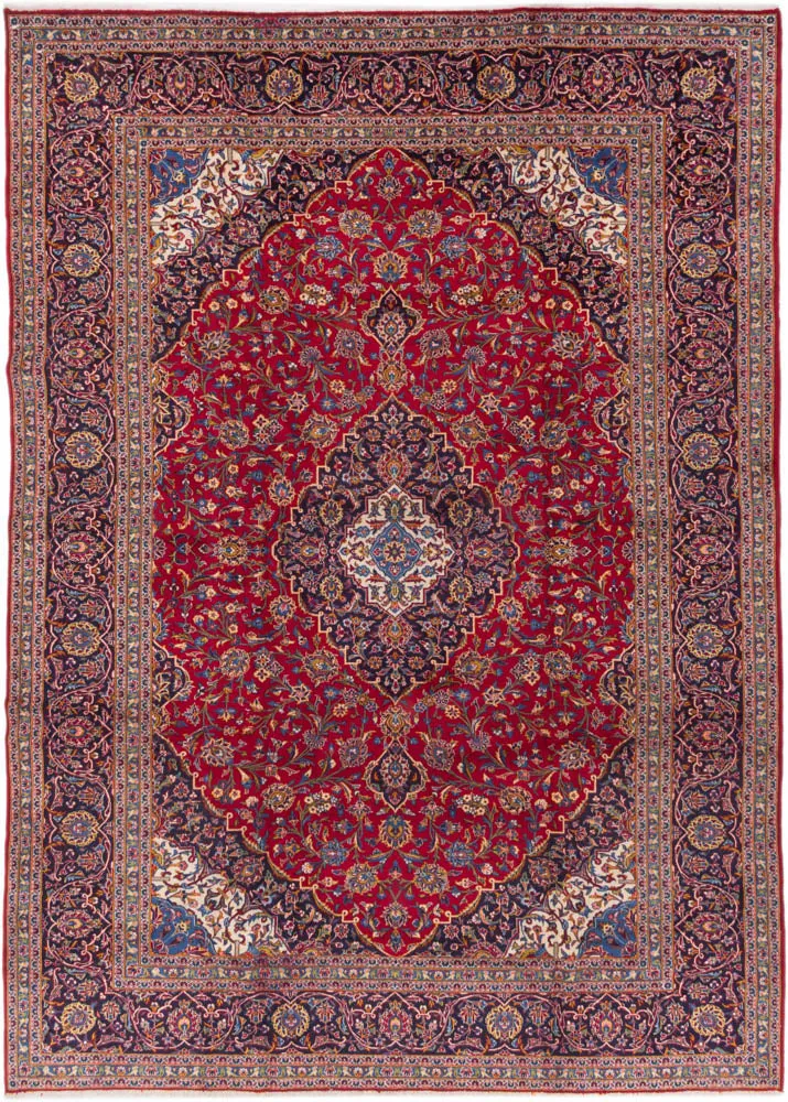 Persisk teppe - Keshan - 420 x 305 cm - rød