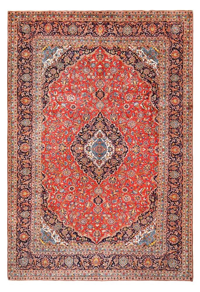 Persisk teppe - Keshan - 422 x 296 cm - rød