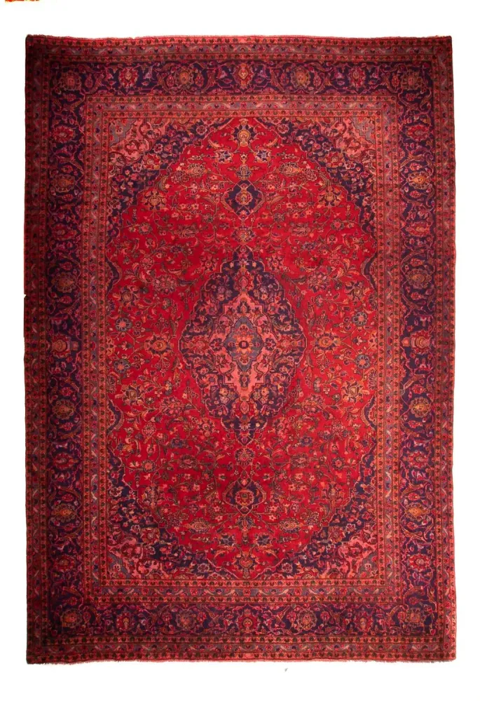 Persisk teppe - Keshan - 425 x 300 cm - rød
