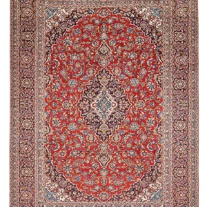 Persisk teppe - Keshan - 430 x 310 cm - rød