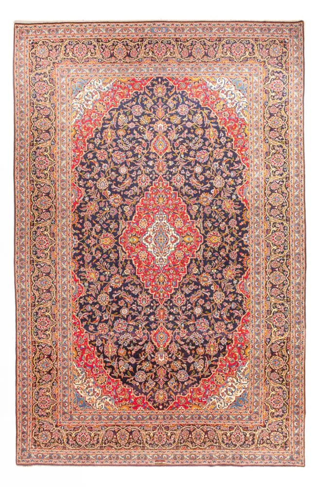 Persisk teppe - Keshan - 445 x 310 cm - mørkeblå