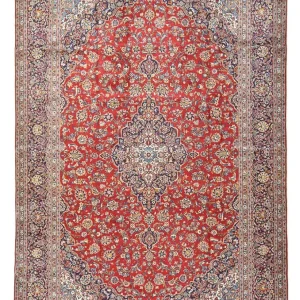 Persisk teppe - Keshan - 455 x 301 cm - rød