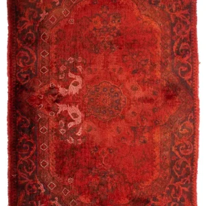 Persisk teppe - Keshan - 93 x 60 cm - mørk rød