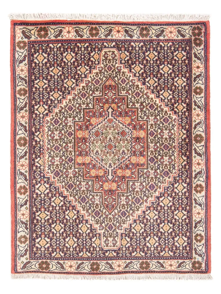 Persisk teppe - klassisk - 100 x 74 cm - mørkeblå