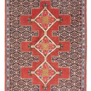 Persisk teppe - klassisk - 102 x 75 cm - rød