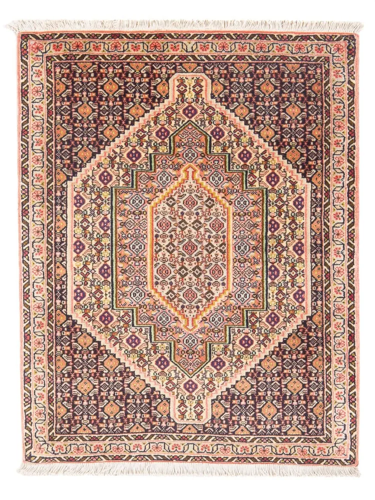 Persisk teppe - klassisk - 102 x 75 cm - mørkeblå