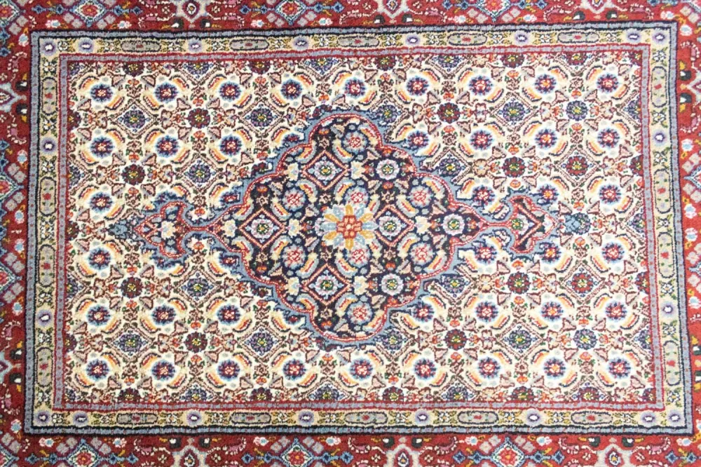 Persisk teppe - klassisk - 116 x 78 cm - blå