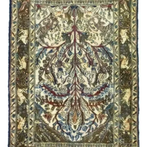 Persisk teppe - klassisk - 117 x 82 cm - beige