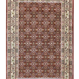 Persisk teppe - klassisk - 118 x 75 cm - lys rød