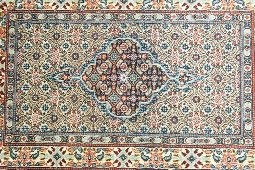 Persisk teppe - klassisk - 122 x 78 cm - blå