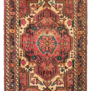 Persisk teppe - klassisk - 125 x 84 cm - lys rød